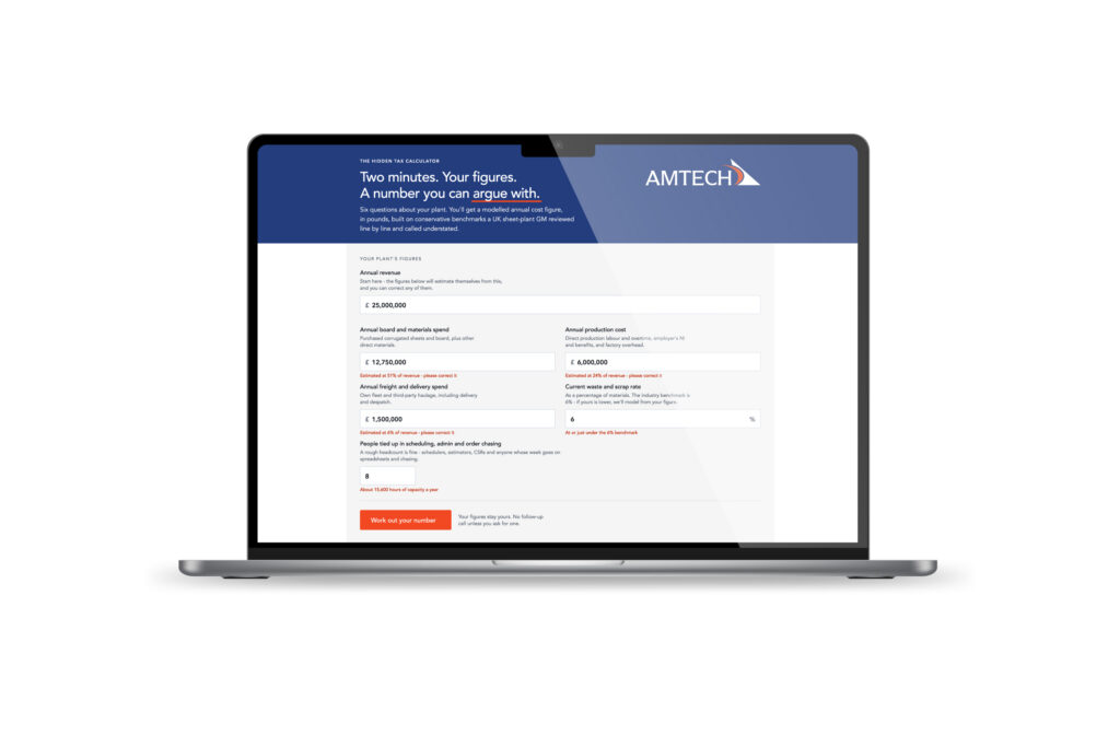 Amtech to help UK sheet plants quantify cost and capacity gains at UK Corrugated Industry Trade Show 2026